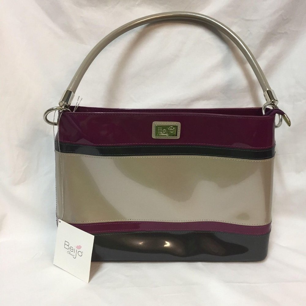 Beijo Classic Above All Else Purse Bag Magenta Sky